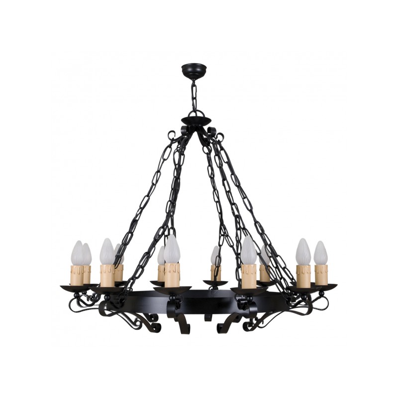 Lámpara Medieval 12 x E27 Fabrilamp